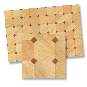 Dollhouse Miniature Parquet, 4Pk